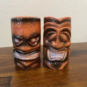 Beachcombers Ceramic Tiki Salt and Pepper Shakers